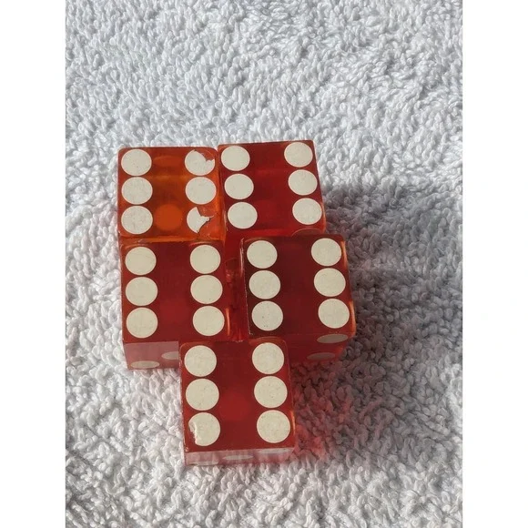 🎲 Vintage Silver City Casino 1977 Dice Lot Of 5 🎲 Rare - Picture 13 of 16